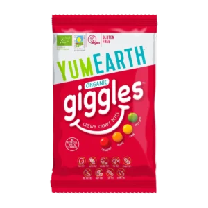 YumEarth Organic Giggles 40g pack, front