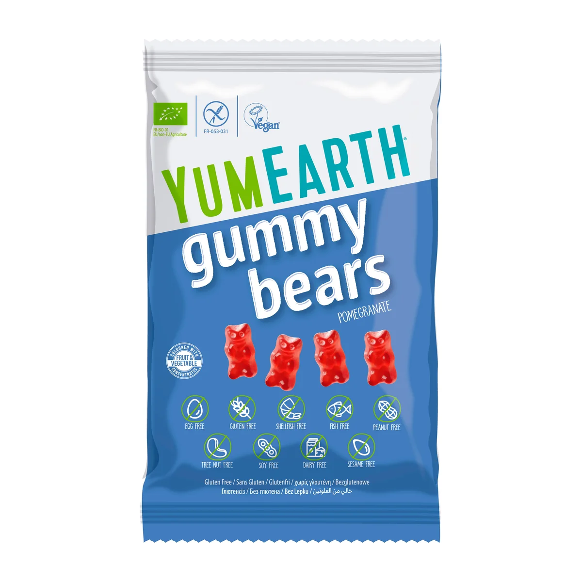 Organic Gummy Bears, 50g