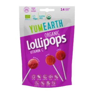 Organic Vitamin C Lollipops, 14 Pops
